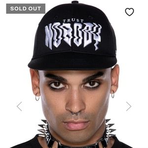 Killstar Trust Nobody unisex black and white cap